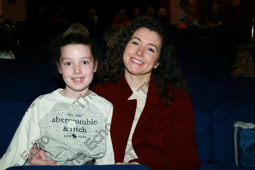 Feis03022018Sat03 
 3
Performer Erin Tiernan from Model Farm Road with her mum Neassa.
 Instrumental Music Class: 166: Piano Solo 10 Years and Under Feis Maiti 92nd Festival held in Fr. Matthew Hall. EEjob 02/02/2018 Picture: Gerard Bonus.