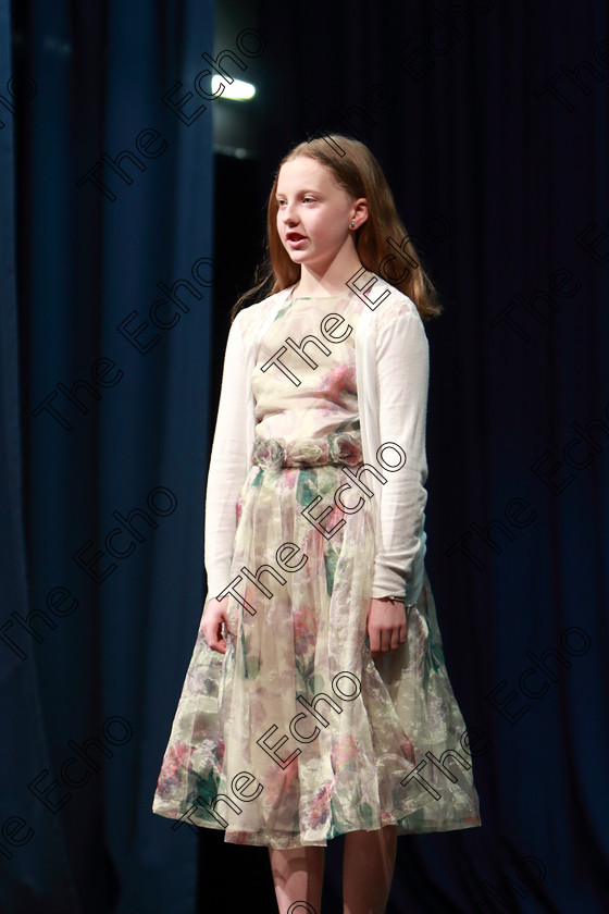 Feis19032019Tue11 
 11
Fiona FitzGerald performing.

Class: 364: Solo Verse Speaking Girls 11 Years and Under Section 2 Either: Cat Mary Britton Miller or: The Dark James Carter.

Feis Maiti 93rd Festival held in Fr. Mathew Hall. EEjob 19/03/2019. Picture: Gerard Bonus.