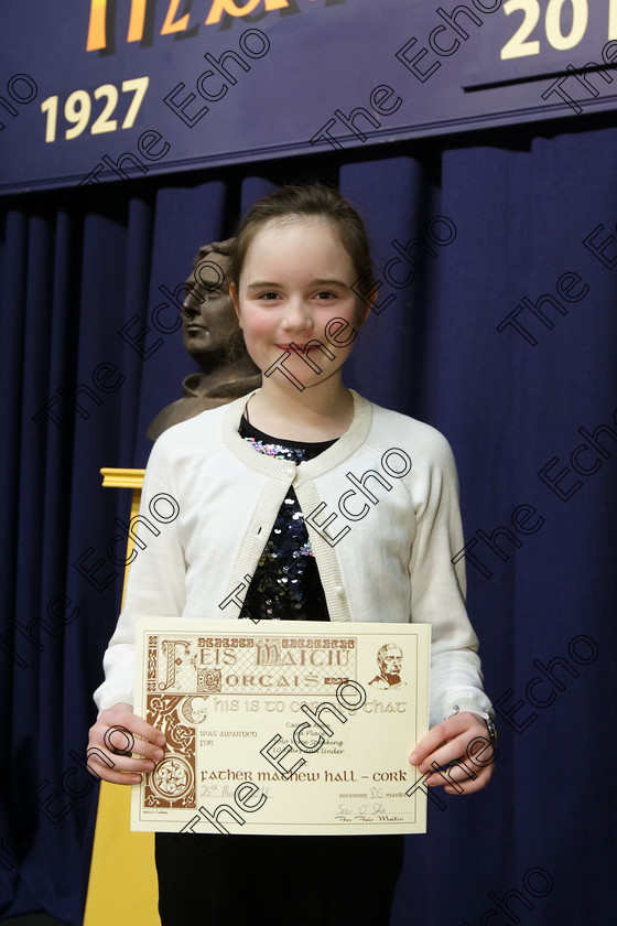 Feis25032018Sun35 
 35
3rd place Caoimhe Ahern from Waterfall.

Speech and Drama Class: 365: Solo Verse Speaking Girls 10 Years and Under Section 5 Feis Maiti 92nd Festival held in Fr. Mathew Hall. EEjob 25/03/2018 Picture: Gerard Bonus