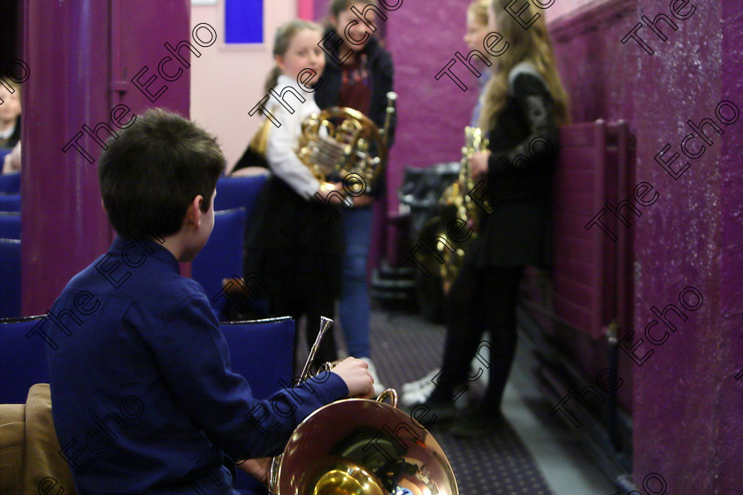 Feis06022018Tue01 
 1
Performers in the Auditorium waiting for the Class to start.
 Instrumental Music Class: 205: Brass Solo 12 Years and Under Feis Maiti 92nd Festival held in Fr. Mathew Hall. EEjob 05/02/2018 Picture: Gerard Bonus.