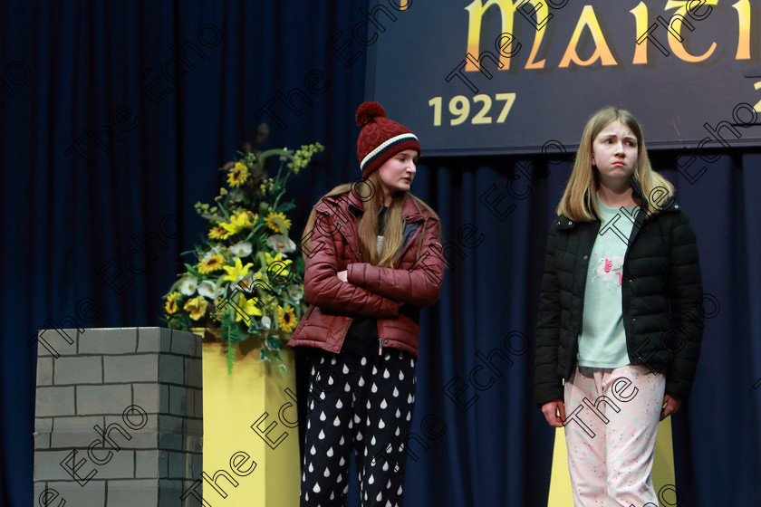 Feis14032019Thu55 
 52~53
Cerys Cash and Caroline Sweeney from Rathcormac performing The Real Queen of Hearts.

Class: 310: The Peg Hallahan Memorial Perpetual Trophy Dramatic Duo 14 Years and Under A Dramatic Scene not exceeding 10 minutes.

Feis Maiti 93rd Festival held in Fr. Mathew Hall. EEjob 14/03/2019. Picture: Gerard Bonus.