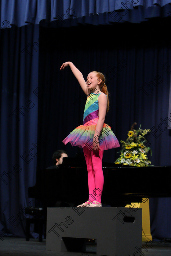 Feis28022018Wed17 
 17 
Joan Keohane performing Alone in the Universe from Seussical the Musical with Accompanist Tom Doyle.
 Class: 114: The Altrusa Club of Cork Perpetual Trophy Solo Action Song 10 Years and Under Section 1 Feis Maiti 92nd Festival held in Fr. Mathew Hall. EEjob 27/02/2018 Picture: Gerard Bonus.