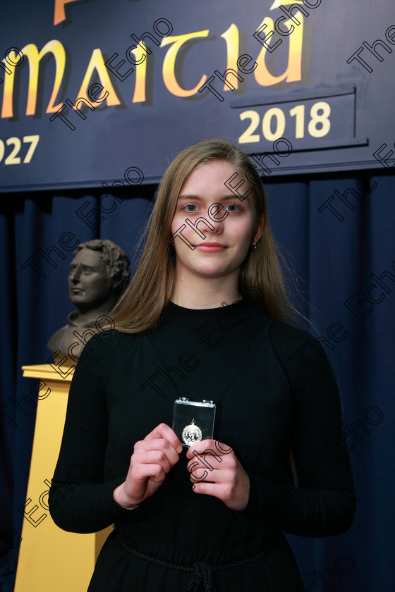 Feis09022018Fri24 
 24
Silver Medallist Holly Nagle from Douglas Road.
 Instrumental Music Class: 212: Woodwind Solo16 Years and Under Feis Maiti 92nd Festival held in Fr. Mathew Hall. EEjob 09/02/2018 Picture: Gerard Bonus.