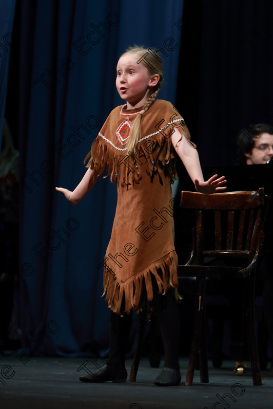 Feis01032019Fri18 
 18
Alex Foley from Nashes Boreen giving a Silver Medal performance singing Windy City from Oklahoma.

Class: 114: The Henry OCallaghan Memorial Perpetual Cup Solo Action Song 10 Years and Under Section 2 An action song of own choice.

Feis Maiti 93rd Festival held in Fr. Mathew Hall. EEjob 01/03/2019. Picture: Gerard Bonus