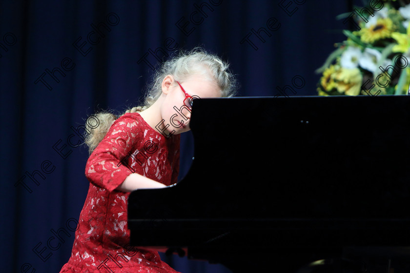 Feis01022019Fri08 
 8
A Winning performance from Alexandra Keane from Waterford.

Class: 166: Piano Solo: 10Yearsand Under (a) Kabalevsky  Toccatina, (No.12 from 30 Childrens Pieces Op.27). (b) Contrasting piece of own choice not to exceed 3 minutes.
 Feis Maiti 93rd Festival held in Fr. Matthew Hall. EEjob 01/02/2019. Picture: Gerard Bonus