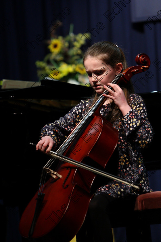 Feis30012018Tue31 
 31
Eve Flynn from Glanmire performing. 
 EEjob 30/01/2018 
Feis Maiti 92nd Festival held in Fr. Matthew Hall 
Picture: Gerard Bonus

Instrumental Music. 
Class: 251: and 149 Violoncello Solo 10 years and 14 and under.