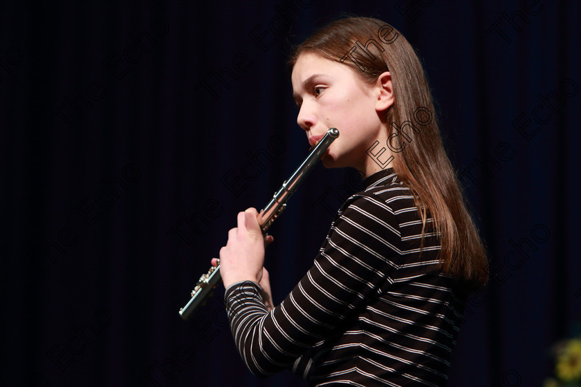 Feis11022019Mon25 
 25
Niamh McNabola from Aherla giving a 3rd place performance of Sommar Sang as part of her Programme.

Class: 213: The Daly Perpetual Cup Woodwind 14 Years and UnderSection 2; Programme not to exceed 8 minutes.

Feis Maiti 93rd Festival held in Fr. Mathew Hall. EEjob 11/02/2019. Picture: Gerard Bonus