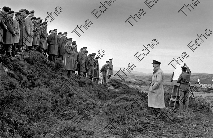 1179436 
 Re-enactment of Kilmichael Ambush by members of the Irish Army 18/12/1966 Ref. 32/85 old black and white war of independence