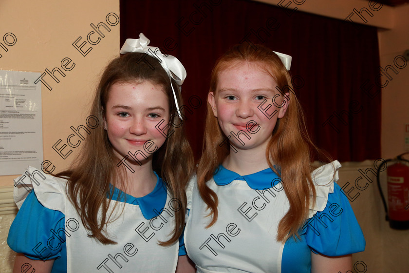 Feis14032019Thu57 
 57
Performers Molly OSullivan and Olivia Hanlon from Ovens.

Class: 310: The Peg Hallahan Memorial Perpetual Trophy Dramatic Duo 14 Years and Under A Dramatic Scene not exceeding 10 minutes.

Feis Maiti 93rd Festival held in Fr. Mathew Hall. EEjob 14/03/2019. Picture: Gerard Bonus.