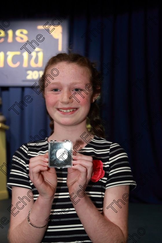 Feis19032019Tue35 
 35
Silver Medalist Louise Ahern from Ovens.

Class: 364: Solo Verse Speaking Girls 11 Years and Under Section 2 Either: Cat Mary Britton Miller or: The Dark James Carter.

Feis Maiti 93rd Festival held in Fr. Mathew Hall. EEjob 19/03/2019. Picture: Gerard Bonus.