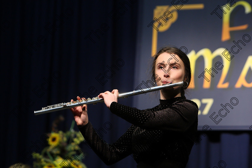 Feis09022018Fri36 
 36
Emily Coughlan performing.
 Instrumental Music Class: 212: Woodwind Solo16 Years and Under Feis Maiti 92nd Festival held in Fr. Mathew Hall. EEjob 09/02/2018 Picture: Gerard Bonus.