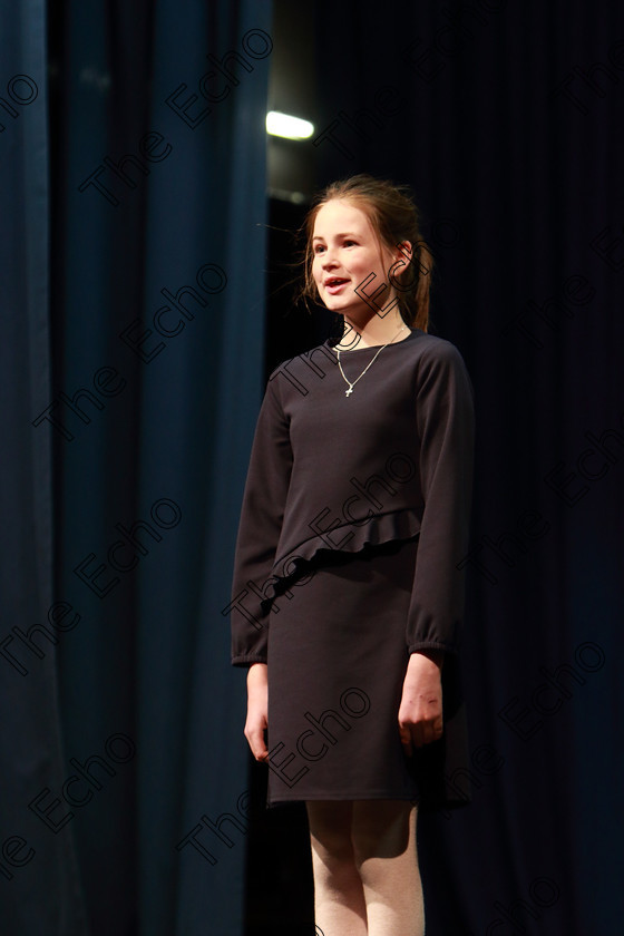 Feis19032019Tue18 
 18
Kasey Cahill performing.

Class: 364: Solo Verse Speaking Girls 11 Years and Under Section 2 Either: Cat Mary Britton Miller or: The Dark James Carter.

Feis Maiti 93rd Festival held in Fr. Mathew Hall. EEjob 19/03/2019. Picture: Gerard Bonus.