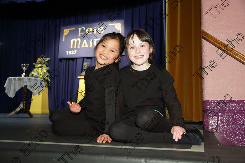 Feis20032018Tue63 
 63
Nora Dineen and Molly Madden from Timoleague B.
 Speech and Drama Class: 469: The Thomas OConnell Memorial Perpetual Cup Group Mime 9 Years and Under Feis Maiti 92nd Festival held in Fr. Mathew Hall. EEjob 20/03/2018 Picture: Gerard Bonus.