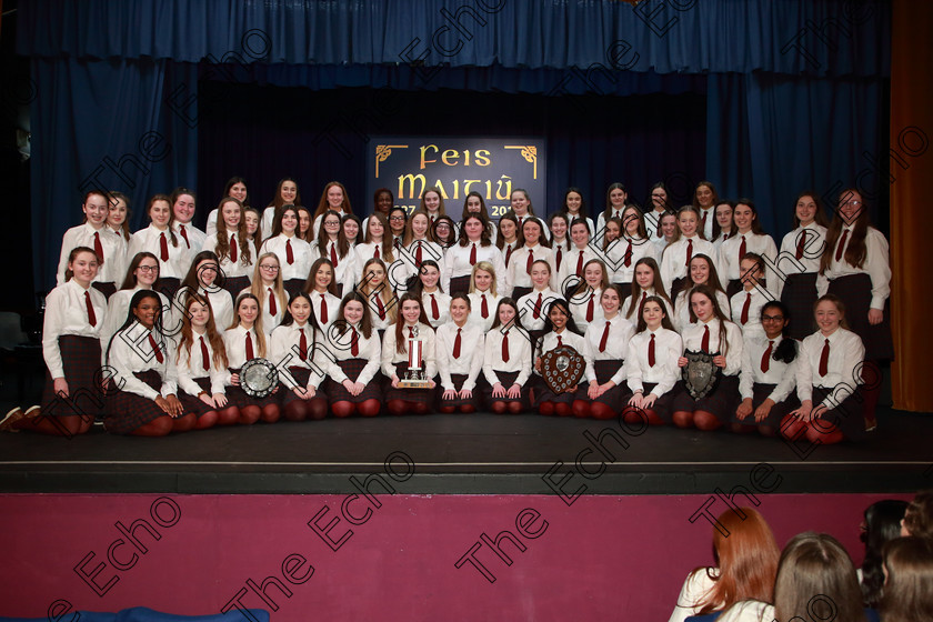 Feis27022019Wed74 
 74
Sacred Heart School Tullamore senior Choir

The Echo Perpetual Shield Kathleen ORegan Cup The Father Mathew Hall Perpetual Trophy The Father Mathew Perpetual Shield

Feis Maiti 93rd Festival held in Fr. Mathew Hall. EEjob 27/02/2019. Picture: Gerard Bonus