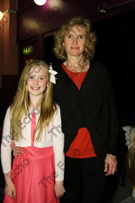 Feis25032018Sun67 
 67
Katie Cussen from Ballinhassig with her mother Gemma.
 Speech and Drama Class: 366: Solo Verse Speaking Girls 9 Years and Under Section 5 Feis Maiti 92nd Festival held in Fr. Mathew Hall. EEjob 25/03/2018 Picture: Gerard Bonus