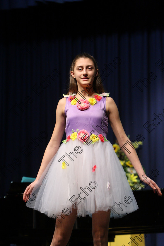 Feis07032018Wed26 
 26
Ninette Donougher performing Time from Beauty and the Beast.
 Singing and School Choirs Class: 112: The C.A.D.A. Perpetual Trophy Solo Action Song 14 Years and Under Section 1 Feis Maiti 92nd Festival held in Fr. Mathew Hall. EEjob 06/03/2018 Picture: Gerard Bonus.