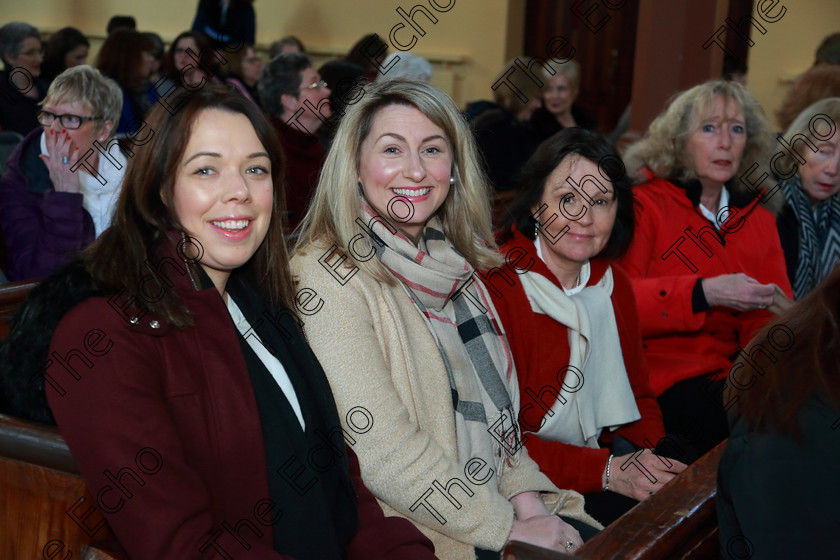 Feis0302109Sun06 
 6
Mary Coughlan, Orlaith Leo and Hilary Lyons members of Douglas Harmonia Singers.

Class: 76: The Wm. Egan Perpetual Cup Adult Sacred Choral Group or Choir Two settings of Sacred Words.

Feis Maiti 93rd Festival held in Fr. Matthew Hall. EEjob 03/02/2019. Picture: Gerard Bonus.