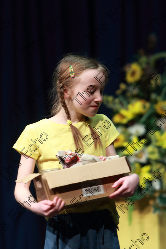 Feis14032019Thu04 
 4~5
Charlotte Herlihy from Ballinhassig giving a Silver Medal performance of Never Can Say Goodbye.

Class: 328: The Fr. Nessan Shaw Memorial Perpetual Cup Dramatic Solo 10YearsandUnder Section 2 A Solo Dramatic Scene not to exceed 4 minutes.

Feis Maiti 93rd Festival held in Fr. Mathew Hall. EEjob 14/03/2019. Picture: Gerard Bonus.