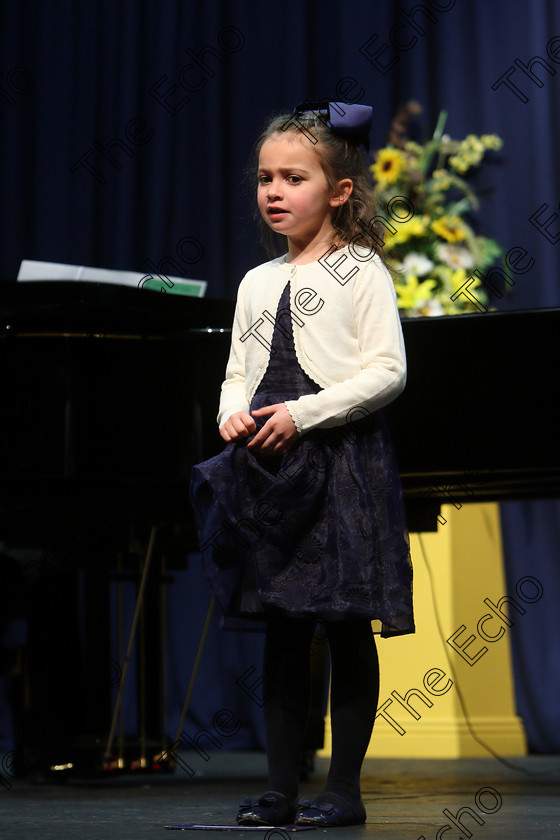 Feis27032018Tue38 
 38~39~40
Layla Moloney singing backed by Accompanist Michael Young.
 Singing Class: 56: 7 Years and Under Crawley The Penguin Dance Feis Maiti 92nd Festival held in Fr. Mathew Hall. EEjob 27/03/2018 Picture: Gerard Bonus