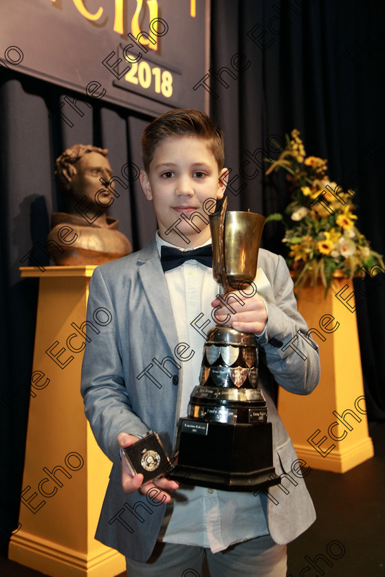 Feis30012018Tueo25 
 25
Cup Winner and Silver Medallist Simeon Cassidy from Rochestown.
 EEjob 30/01/2018 
Feis Maiti 92nd Festival held in Fr. Matthew Hall 
Picture: Gerard Bonus

Instrumental Music. 
Class: 214: The Casey Perpetual Cup Woodwind Solo12 years and Under.