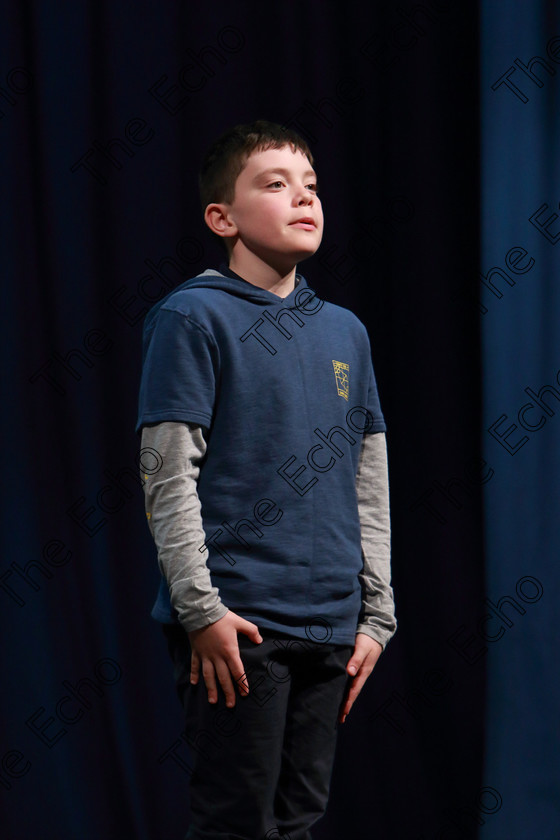 Feis29032019Fri07 
 7
Ryan Kavanagh performing.

Class: 379: Solo Verse Speaking Boys 10 Years and Under Section 2 Either: November Night Countdown Moira Andrew or: Wellingtons Gareth Owen.

Feis Maiti 93rd Festival held in Fr. Mathew Hall. EEjob 29/03/2019. Picture: Gerard Bonus