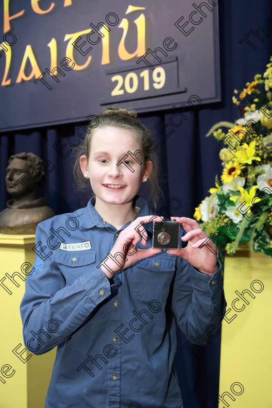 Feis11032019Mon19 
 19
Bronze Medalist Grainne Finn from Fermoy for her performance of vicious circle.

Class: 327: The Hartland Memorial Perpetual Trophy Dramatic Solo 12YearsandUnder Section 1 A Solo Dramatic Scene not to exceed 5 minutes.

Feis Maiti 93rd Festival held in Fr. Mathew Hall. EEjob 11/03/2019. Picture: Gerard Bonus