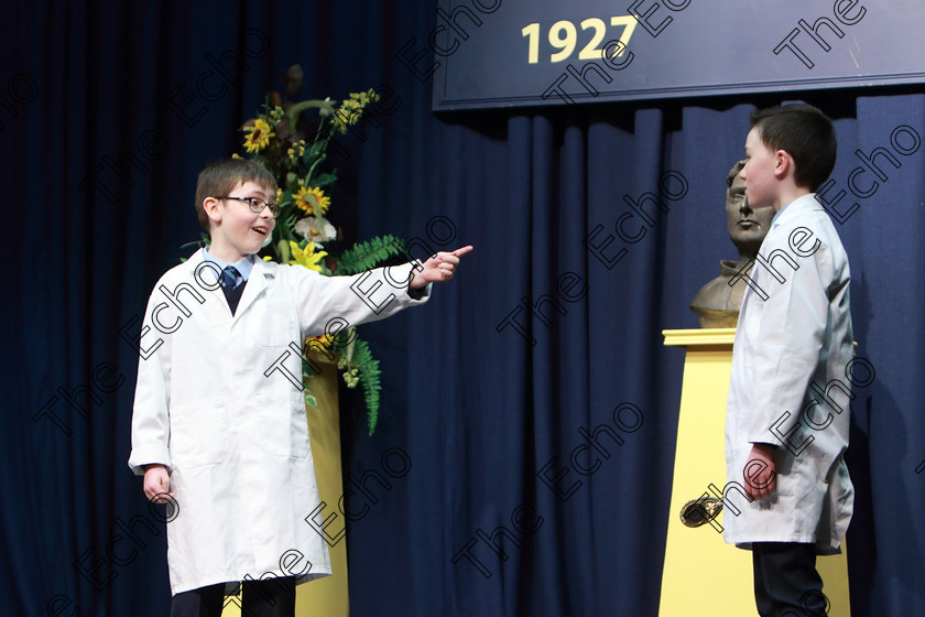 Feis22032019Fri16 
 15~16
Kieran Horgan and Harry McGeogh from Killarney giving a Commended performance of The King of Second Place.

Class: 311: Dramatic Duo12 Years and Under Section 2 A Dramatic Scene not exceeding 8minutes.

Feis Maiti 93rd Festival held in Fr. Mathew Hall. EEjob 22/03/2019. Picture: Gerard Bonus.