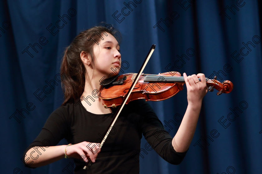 Feis0502109Tue28 
 27~28
Silver & 1st Place: A Cup Winning performance from Aisling Martin from Bishopstown.

Class: 232: The Houlihan Memorial Perpetual Cup String Repertoire 14 Years and Under Programme of contrasting style and period, time limit 12 minutes.

Feis Maiti 93rd Festival held in Fr. Matthew Hall. EEjob 05/02/2019. Picture: Gerard Bonus