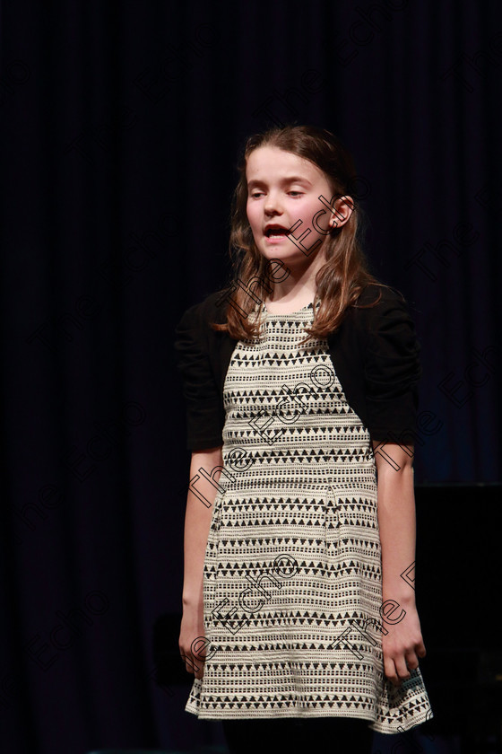 Feis28032019Thu09 
 Class: 365: Solo Verse Speaking Girls 10Years and Under Section 4 Either: Meeting Rachel Field or Wanted A Witches Cat Shelagh McGee.

Feis Maiti 93rd Festival held in Fr. Mathew Hall. EEjob 28/03/2019. Picture: Gerard Bonus