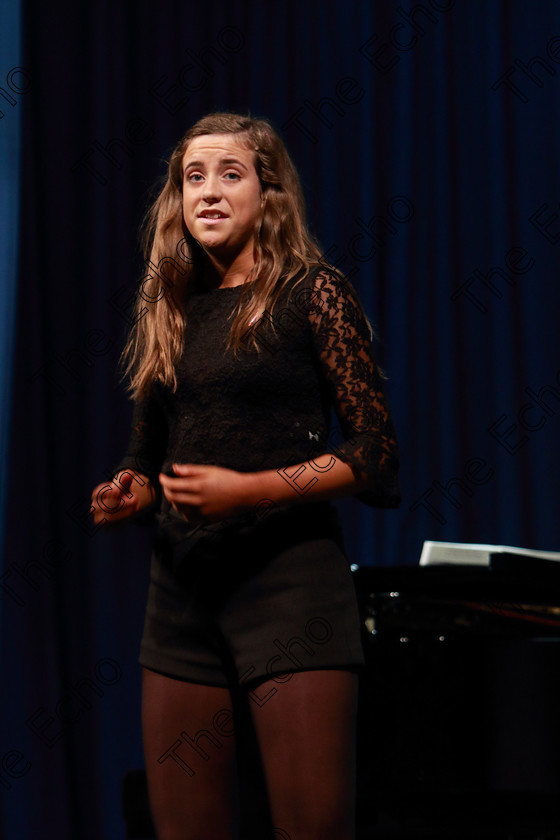 Feis02032019Sat02 
 1~2
Siri Forde from Bishopstown performing Cinderella Princess Songs Throughout The Years, singing 10 Minutes Ago and On The Steps from Into the Woods.

Class: 18: The Junior Musical Theatre Recital Perpetual Cup Solo Musical Theatre Repertoire 15 Years and Under A 10 minute recital programme of contrasting style and period.

Feis Maiti 93rd Festival held in Fr. Mathew Hall. EEjob 02/03/2019. Picture: Gerard Bonus