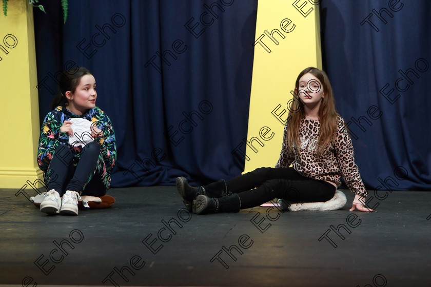 Feis27032019Wed36 
 35~36
Sophie OConnell and Anna Rochford from Ovens performing Horrid Henry,

Class: 312: Dramatic Duo 10Years and Under Section 2 A Duo Scene not exceeding 5minutes.

Feis Maiti 93rd Festival held in Fr. Mathew Hall. EEjob 27/03/2019. Picture: Gerard Bonus