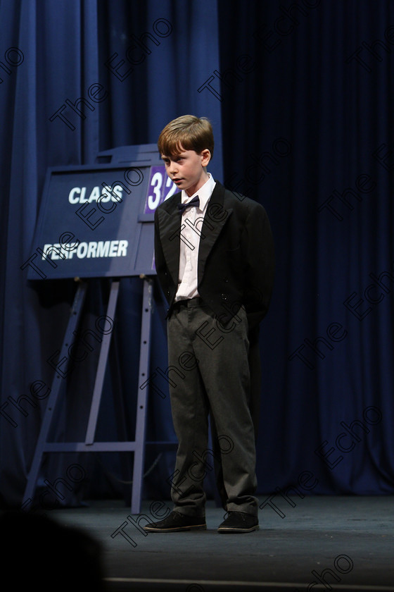 Feis19022018Mon06 
 6
David Lyons performing The Wild Animal Song Contest.
 Speech and Drama Class: 327: The Hartland Memorial Perpetual Trophy Dramatic Solo 12YearsandUnder Section 1 Feis Maiti 92nd Festival held in Fr. Mathew Hall. EEjob 19/02/2018 Picture: Gerard Bonus.