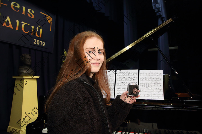 Feis01022019Fri50 
 50
Joint Bronze Medallist Maeve Donnelly from Lehenaghmore

Class: 163: Piano Solo 16 Years and Under (a) Debussy Minstrels (Preludes Bk.1) (b) Contrasting piece of own choice not to exceed 4 minutes Feis Maiti 93rd Festival held in Fr. Matthew Hall. EEjob 01/02/2019. Picture: Gerard Bonus