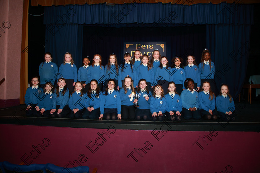 Feis13032018Tue35 
 35~36
Cup Winners and Silver Medallists St Marys NS Cobh 4th Class The William OSullivan Memorial Perpetual Cup.
 Speech and Drama Class: 3rd & 4th Class Primary Schools, Action Verse Feis Maiti 92nd Festival held in Fr. Mathew Hall. EEjob 13/03/2018 Picture: Gerard Bonus.