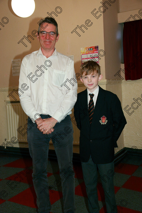 Feis31012018Wed07 
 7
Performer; Shea Hill from Turners Cross with his dad Paul.
 Class: 164: Piano Solo 14 years and under. Feis Maiti 92nd Festival held in Fr. Matthew Hall. EEjob 31/01/2018 Picture: Gerard Bonus