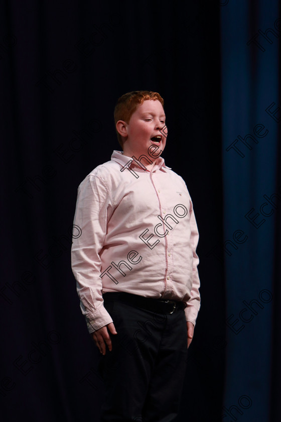 Feis29032019Fri01 
 1
Darragh Crowley performing.

Class: 379: Solo Verse Speaking Boys 10 Years and Under Section 2 Either: November Night Countdown Moira Andrew or: Wellingtons Gareth Owen.

Feis Maiti 93rd Festival held in Fr. Mathew Hall. EEjob 29/03/2019. Picture: Gerard Bonus