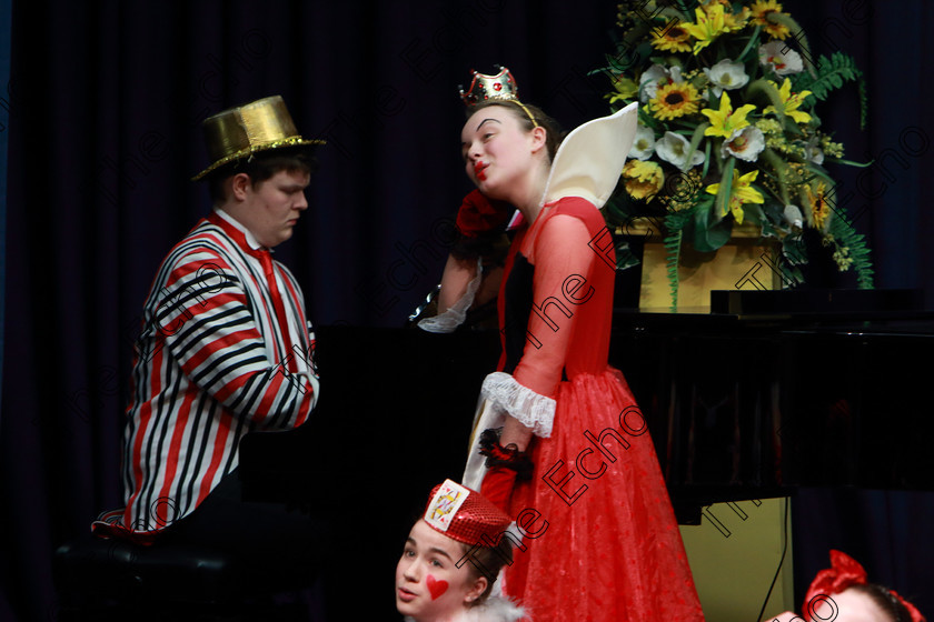 Feis12022019Tue47 
 47
CADA Performing Arts with Nessa OCallaghan as The Queen of Hearts performing Alice in the underworld.

Class: 102: The Juvenile Perpetual Cup Group Action Songs 13 Years and Under A programme not to exceed 10minutes.

Feis Maiti 93rd Festival held in Fr. Mathew Hall. EEjob 12/02/2019. Picture: Gerard Bonus