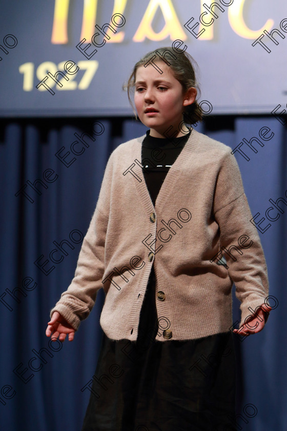 Feis08032019Fri06 
 6
Ava Ashman from Ballincollig giving a Commended performance of Under The Hall.

Class: 328: The Fr. Nessan Shaw Memorial Perpetual Cup Dramatic Solo 10YearsandUnder Section 1 A Solo Dramatic Scene not to exceed 4 minutes.

Feis Maiti 93rd Festival held in Fr. Mathew Hall. EEjob 08/03/2019. Picture: Gerard Bonus