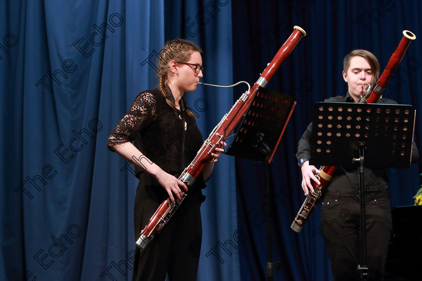 Feis10022019Sun37 
 37
Cork School of Music Bassoons Quartet; Risn Hynes McLaughlin & Carl Roewer.

Class: 269: The Lane Perpetual Cup Chamber Music 18 Years and Under
Two Contrasting Pieces, not to exceed 12 minutes

Feis Maiti 93rd Festival held in Fr. Matthew Hall. EEjob 10/02/2019. Picture: Gerard Bonus