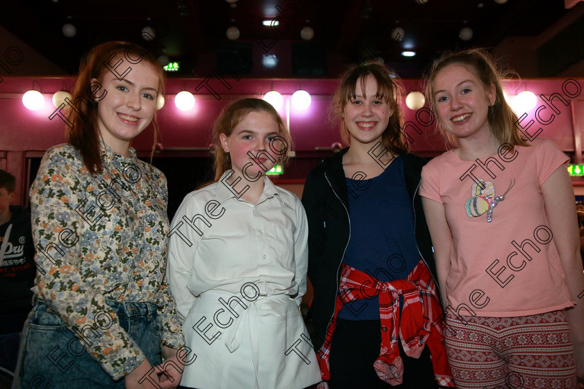 Feis22022018Thu63 
 63
Performers Eilbhe McManamy and Vivienne Gleeson Reziji Micure and Ciara Hayes from Carrigtwohill, Midleton, Blackrock and Wilton.
 Speech and Drama Classes: 310: The Peg Hallahan Perpetual Trophy Dramatic Duo 14 Years and Under Feis Maiti 92nd Festival held in Fr. Mathew Hall. EEjob 22/02/2018 Picture: Gerard Bonus.