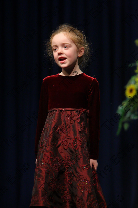 Feis24022018Sat41 
 41
Risn Stapleton performing.
 Speech and Drama Class: 369: Solo Verse Speaking Girls 6 Years and Under Section 3 Feis Maiti 92nd Festival held in Fr. Mathew Hall. EEjob 24/02/2018 Picture: Gerard Bonus.