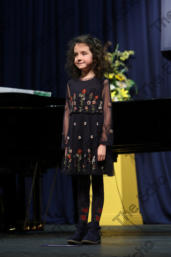 Feis27032018Tue35 
 35~36
Brooke McCarthy singing backed by Accompanist Michael Young.
 Singing Class: 56: 7 Years and Under Crawley The Penguin Dance Feis Maiti 92nd Festival held in Fr. Mathew Hall. EEjob 27/03/2018 Picture: Gerard Bonus