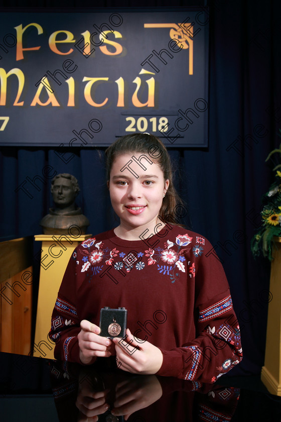 Feis06022018Tue29 
 29
Bronze Medallist Sinad McCarthy from Ballincollig.
 Instrumental Music Class: 204: Brass Solo 14 Years and Under Feis Maiti 92nd Festival held in Fr. Mathew Hall. EEjob 05/02/2018 Picture: Gerard Bonus.