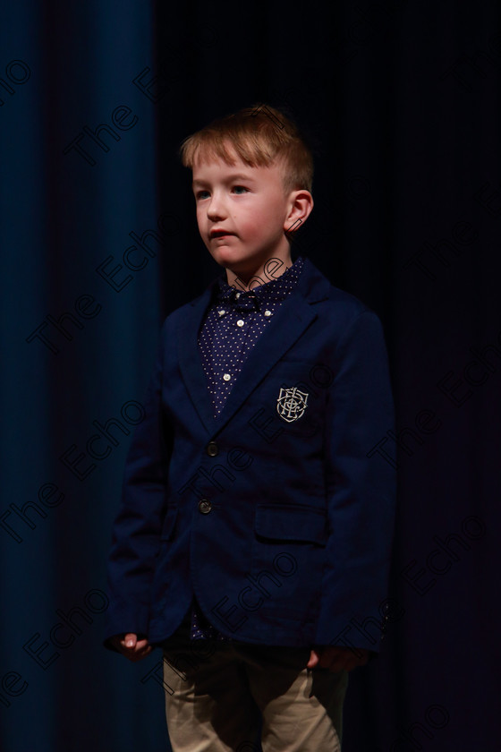 Feis30032019Sat59 
 59
Commended Jack Mullane from Ballintemple.

Class: 383: Solo Verse Speaking Boys 6 Years and UnderSection 2 Either: Tarantula Clare Bevan or Bedtime Allan Ahlberg.

Feis Maiti 93rd Festival held in Fr. Mathew Hall. EEjob 30/03/2019. Picture: Gerard Bonus