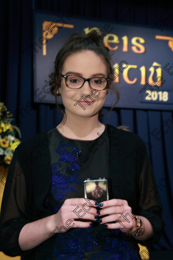 Feis01022018Thu19 
 19
Bronze Medallist Adel Murphy from Ballincollig.
 Instrumental Music Class: 213: The Daly Perpetual Cup
Woodwind 14Years and Under. Feis Maiti 92nd Festival held in Fr. Matthew Hall. EEjob 01/02/2018 Picture: Gerard Bonus.