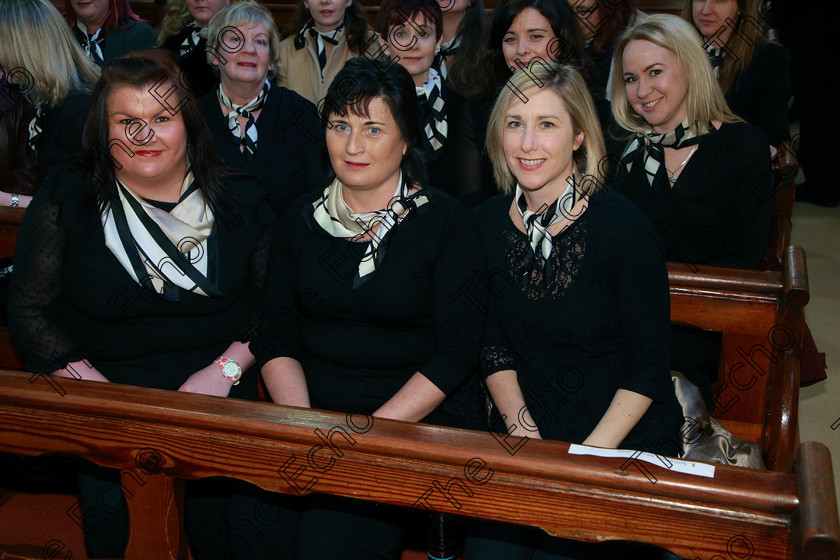 Feis04022018Sun04 
 4
Hilda Crowley-Hourigan, Sandra Organ and Orla Sorenson, Sonatina Music.
 Holy Trinity Capuchin Church Adult Choirs Class: 76: The Wm. Egan Perpetual Cup Adult Sacred Choral Group or Choir Feis Maiti 92nd Festival held in Fr. Matthew Hall. EEjob 02/02/2018 Picture: Gerard Bonus.