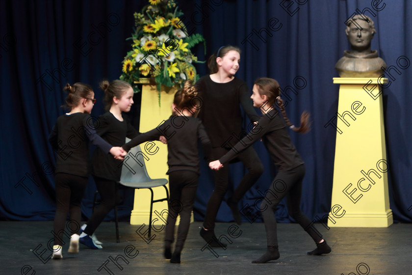 Feis29032019Fri36 
 35~37
Ellis Stage School, Passage West performing Hide and Seek.

Class: 469: The Thomas OConnell Memorial Perpetual Cup Group Mime 9 Years and Under choice of (a) A Walk in the Park(c) Hide and Seek (b) The Fun Fair(d) Lets Build a Snowman.

Feis Maiti 93rd Festival held in Fr. Mathew Hall. EEjob 29/03/2019. Picture: Gerard Bonus