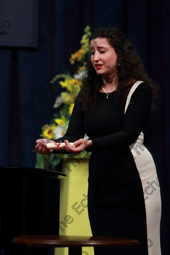 Feis01032019Fri60 
 60
Marina Winkler from Utah singing Prendi Elixir of Love.

Class: 25: The Operatic Perpetual Cup and Gold Medal and Doyle Bursary Bursary Value 100 Opera18 Years and Over A song or aria from one of the standard Operas.

Feis Maiti 93rd Festival held in Fr. Mathew Hall. EEjob 01/03/2019. Picture: Gerard Bonus