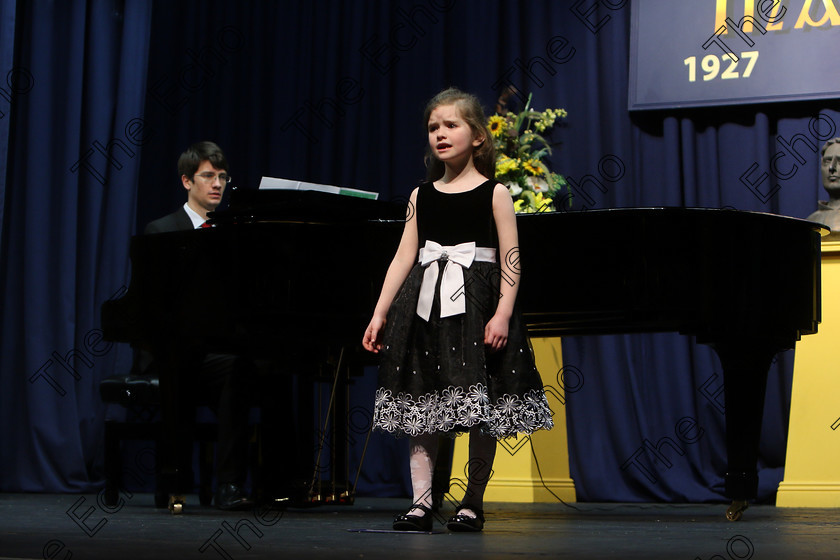 Feis27032018Tue30 
 30
Sive Barrett singing backed by Accompanist Michael Young.
 Singing Class: 56: 7 Years and Under Crawley The Penguin Dance Feis Maiti 92nd Festival held in Fr. Mathew Hall. EEjob 27/03/2018 Picture: Gerard Bonus