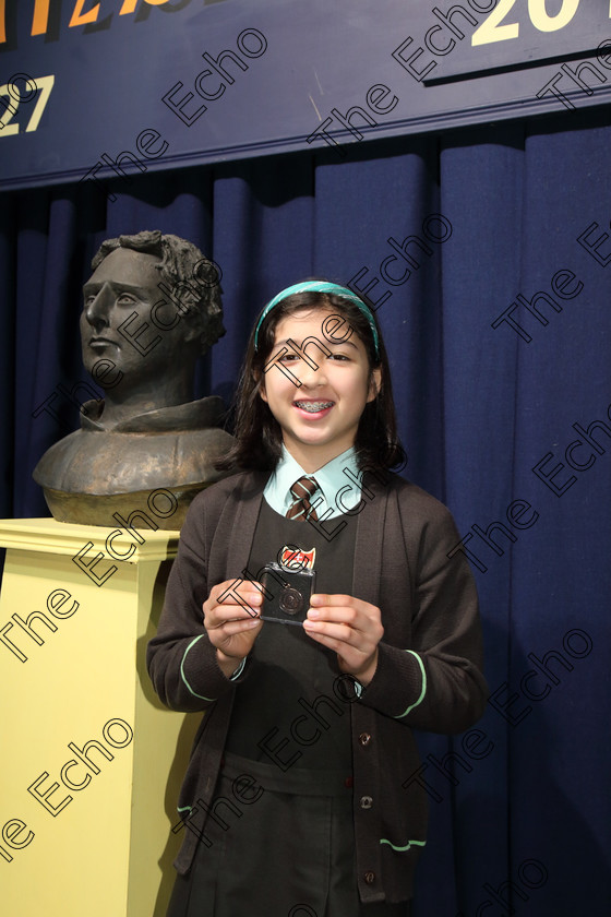 Feis05042019Fri16 
 16
Bronze Medallist Risn Martin from Bishopstown.

Class: 562: Consartn 12 Bliana DAois N Faoina.

Feis Maiti 93rd Festival held in Fr. Mathew Hall. EEjob 05/04/2019. Picture: Gerard Bonus